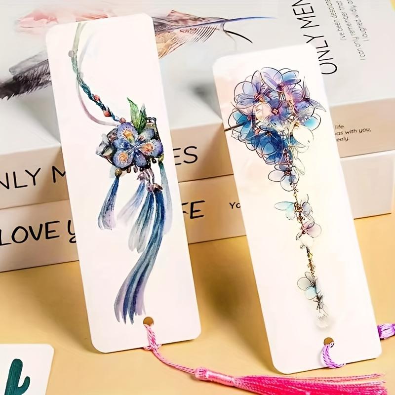60pcs 400Gsm Watercolor Paper Bookmarks, Blank Labels for Diy Coloring, Pastel, Acrylic & Watercolor Art Projects, Crafts Supplies