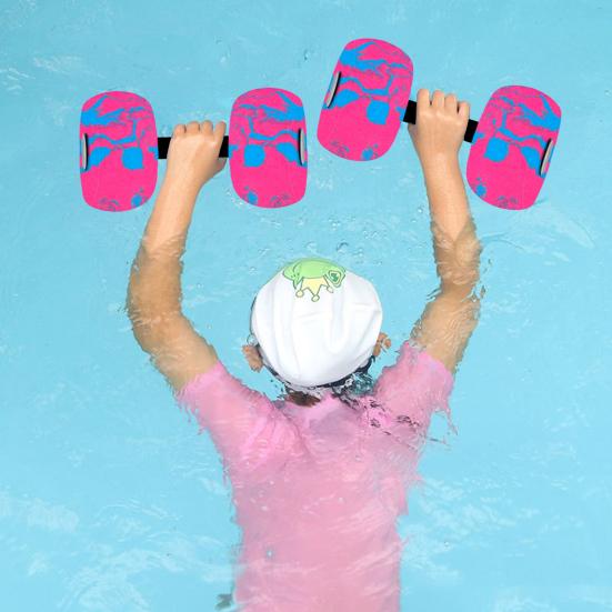 Water Sports Dumbbell Set Soft Grip Aquatic Exercise Water Weights Swimming Dumbbells Strength Training Equipment