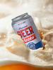 1 pair of mid-length unisex socks with beer can pattern, novel, creative and interesting gift, comfortable and breathable, suita