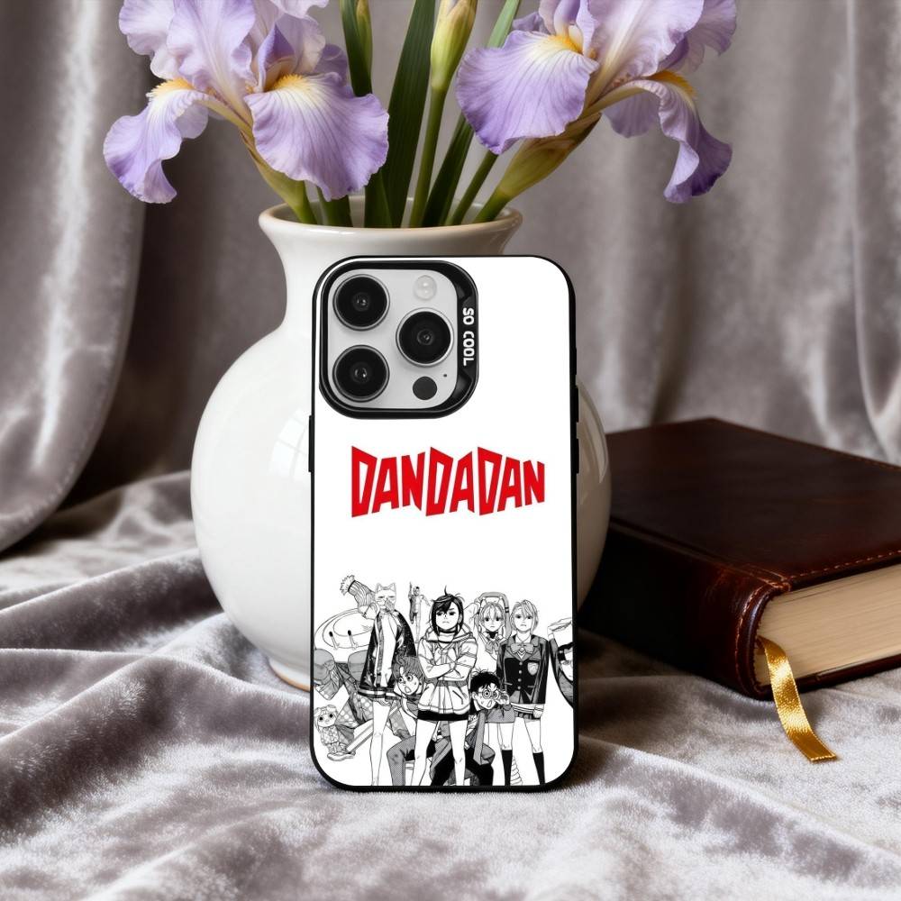 Web Manga D-DAN DA-A DAN-N Phone Case For iPhone17,16,15,14,13,12,11 Plus,Pro Max Black Candy Silver Plated Cover
