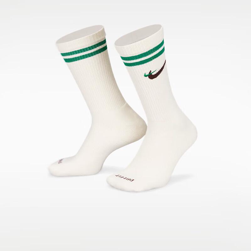 Nike Unisex Running Crew Socks L