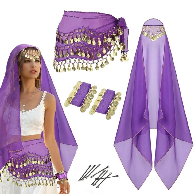 Belly Dance Stage Costume Lightweight Fabric Belly Dance Clothes For Comfort And Freedoms Of Movement