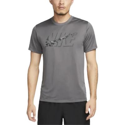 T Shirts Men's Gray Crew Neck DZ2742-068