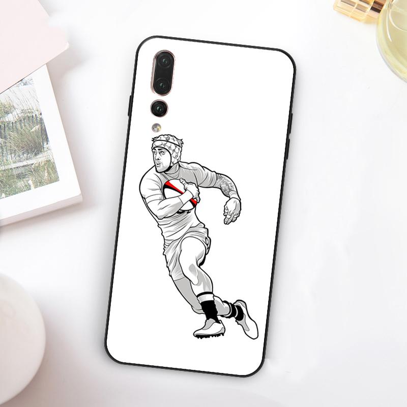 Rugby For Huawei Nova Y60 Y70 Y90 Y72 Y73 Y61 Y91 7i 8i 11i 12i 12s 9 10 SE P20 P30 P40 Lite Case