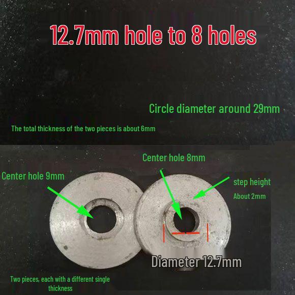 Pressure Plate Jade Carving Washer Gasket Reducer: Large To Small Hole Conversion Pad