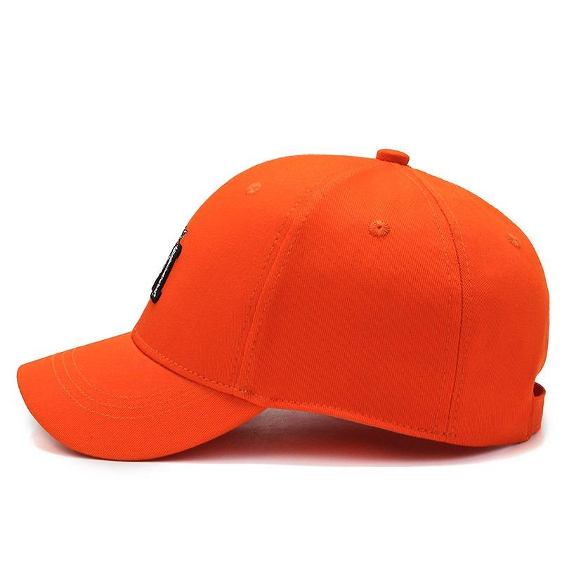 Hat M Standard Embroidered Baseball Cap Korean Fashion Simple Hat Short Brim Sun Hat, Sunshade Sun Protection Hat Equestrian Hat Tide
