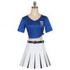 Lock Teieri Blue Anri Cosplay Costume Cheerleading Skirt Dress Uniform Party