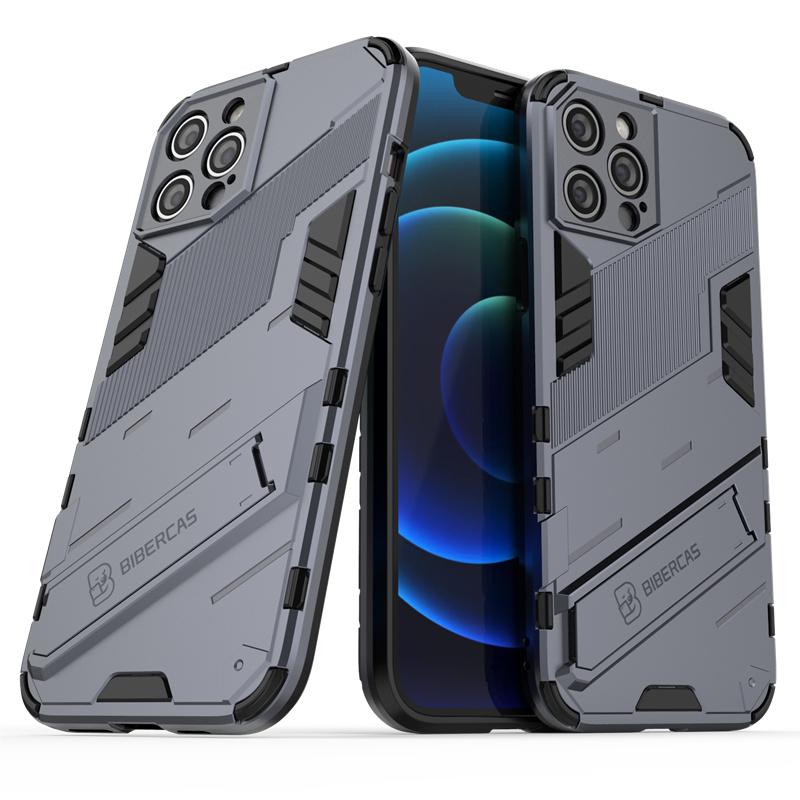 Shockproof Case For iPhone 12 Pro Max Cover For iPhone 11 12 Pro Punk Hard Fashion Holder Back Cover For iPhone 6 7 8 Plus 11 12