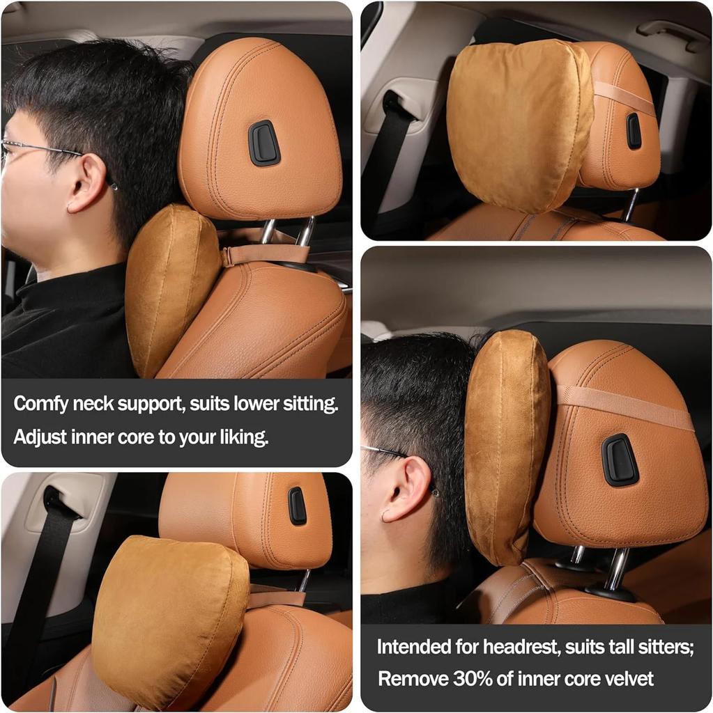 High-Quality Car Headrest Neck Support Seat for Maybach Design S Class Soft Universal Adjustable Car Neck Pillow Waist Pillow