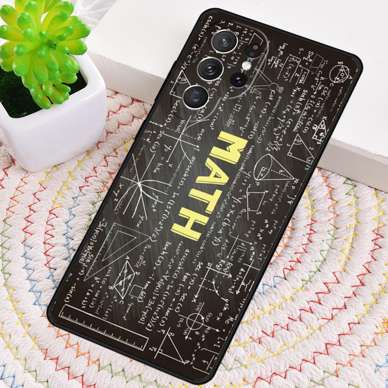 Math Formulas of Rubber Equations Silicone Phone Case For Samsung Galaxy Note 10 Pro S26 S25 S24 S23 S22 S21 Plus Ultra Cover