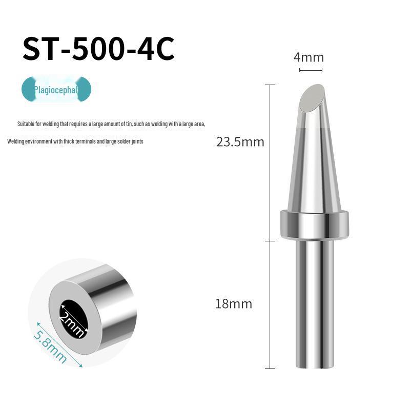 205H Universal High-Frequency Soldering Iron Tips: Sharp, Horseshoe, Knife, and Flat Heads for 500 Series