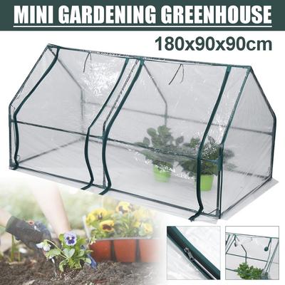Thuis Kas Buiten Mini Opvouwbare Bloem Plant Tuinieren Tuinhuisje Winteropvang 70.87""x35.43""x35.43""