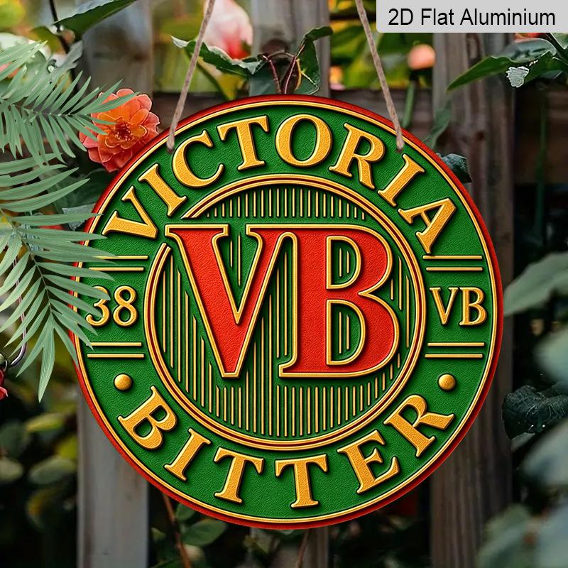 

2D Flat Aluminum Retro Beer Sign/signboard Wall Decoration, Available in Various Sizes. Suitable for Cafes, Living Rooms, Kitchens, Bars, Weddings 20*20cm