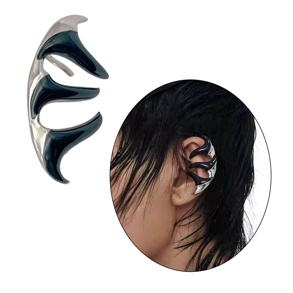 Devil Claw Cuff Earring Gothic Jewelry Punk Ear Cuff for Women Men Fashion Nonpiercing Ear Jewelry Ear Clip for Daily