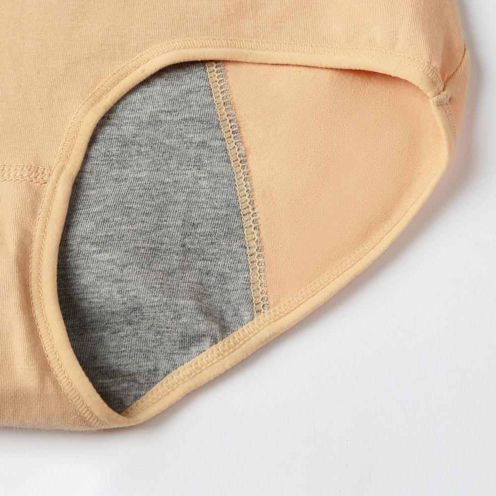 Menstruasjonsundertøy for kvinner Mellomhøyde blomster Postpartum Hipster Dame Blondestruser Jenter Stretch-truser i bomull