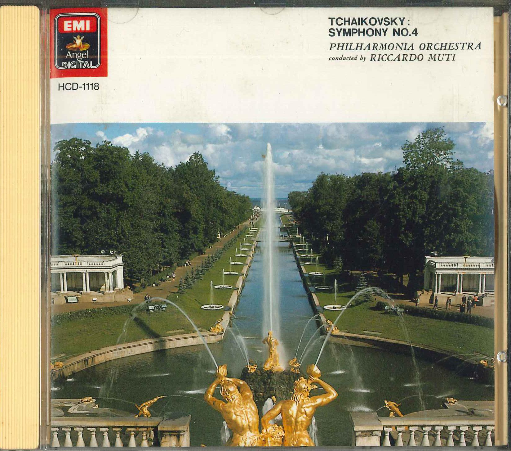 

CD РІККАРДО МУТІ - Чайковський Симфонія №. 4 HCD1118 EMI Japan Класичний Вживаний