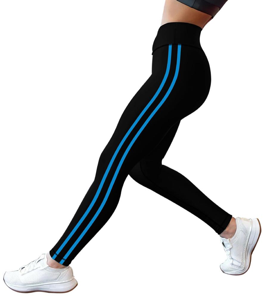 Kadın Yüksek Bel Düz Renk Yoga ve Fitness Pantolonu