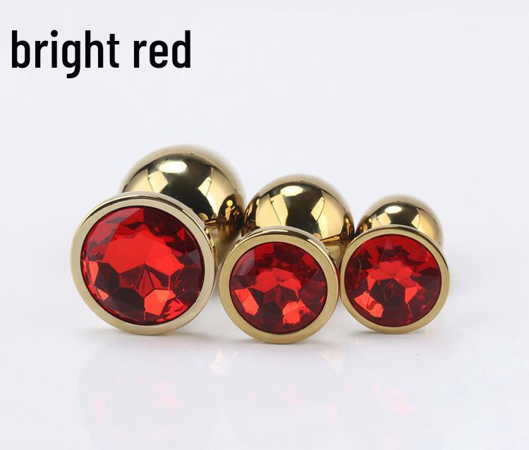 Diamond-Studded Metal Butt Plug for G-Spot Pleasure