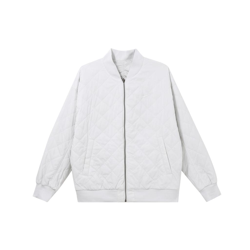 Nike Reversible Cotton Jacket With Large Logo Print And Zip Women Jacket White DV7877-025