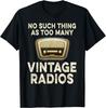 Antique Radio Shirt Vintage Radio Collector Gift Unisex T-Shirt