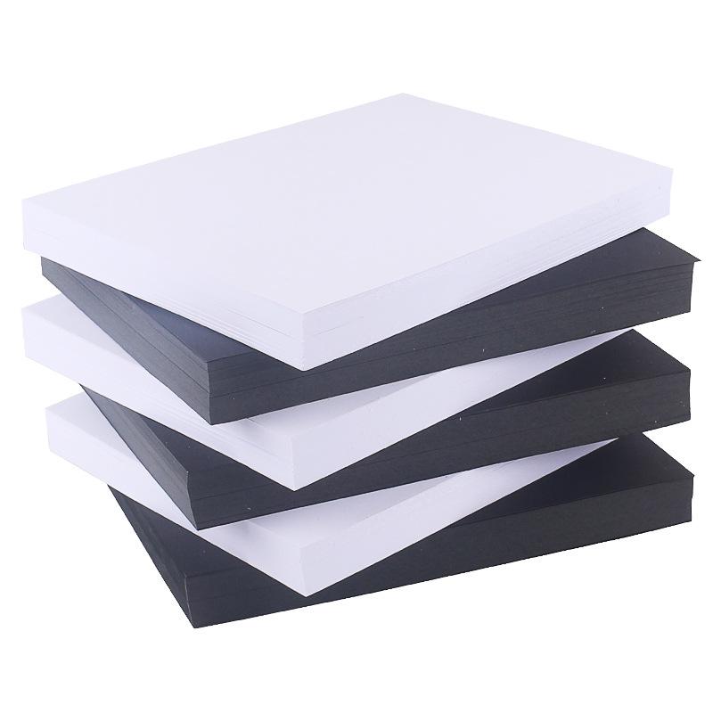 Black & White Cardstock: 200g A3/A4 for Children's Crafts, 400g Heavy Duty, 300g Kraft Paper for Archiving