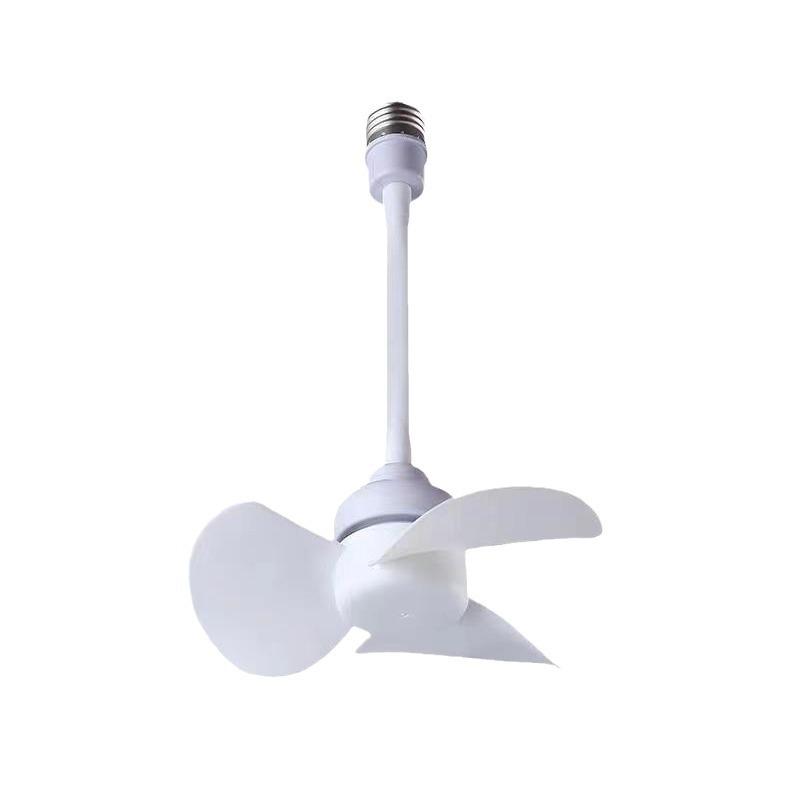 E27 Screw Mouth Fan Light 60W Intelligent Remote Control Living Room, Bedroom, Dining Room, Bathroom Ceiling Fan Light