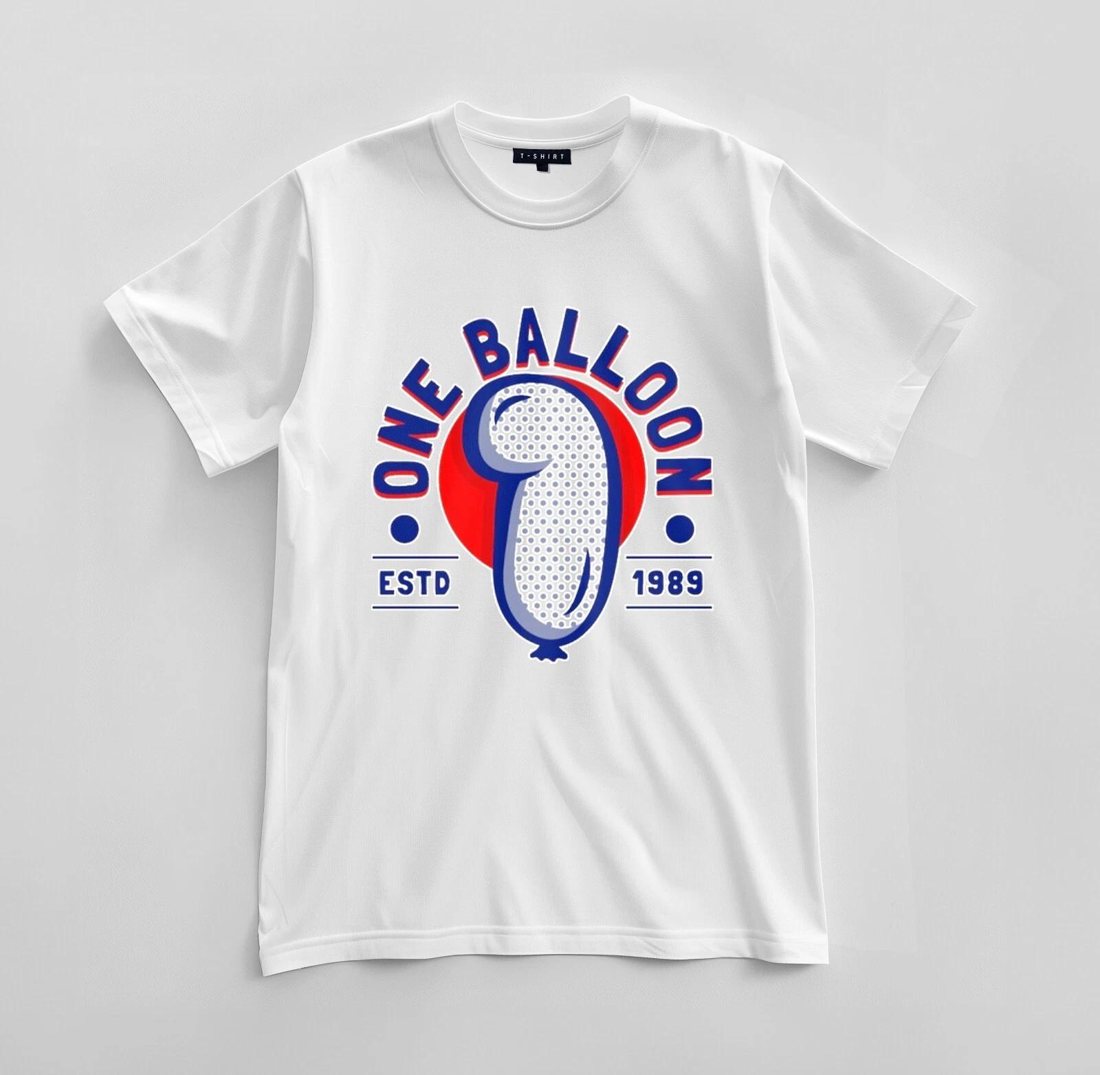 

Custom Estd. One Balloon 1989 T-shirt Design Unisex Jersey Short Sleeve Tee 4XL
