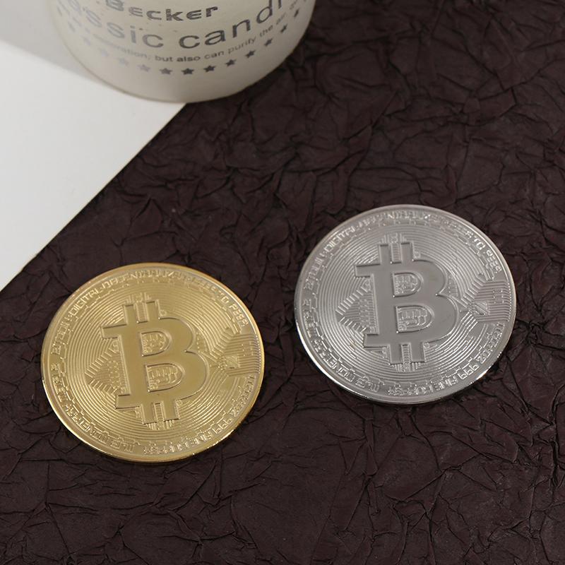 Creative Souvenir Plated Bitcoin Collectible Great Gift Bit Coin Art Collection