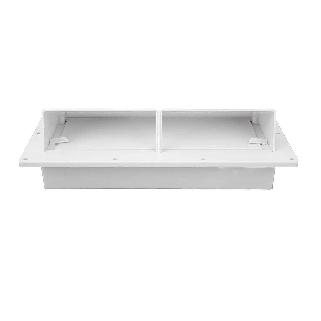 Rv Range Hood Vent White Weather Proof Stove Bathroom Exhaust Vent Cover for Trailer Camper