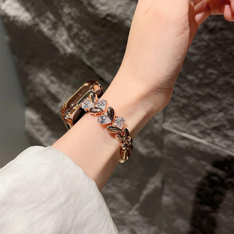 Love Opal Strap for Applewatch Apple 9 Watch Iwatch11 Metal Premium Xiaoxiangfeng S10