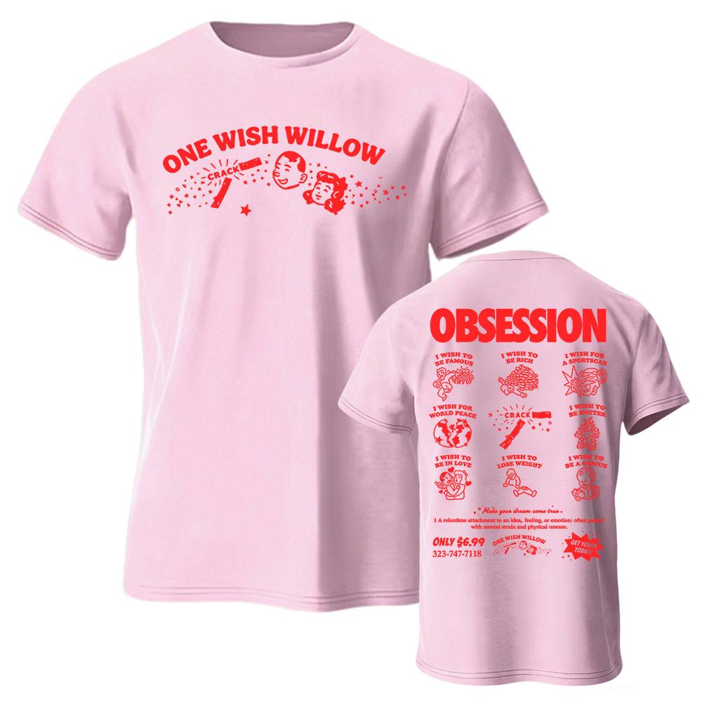 Film Obsession Ein Wunsch Weide T-Shirt Kurzarm Baumwolle Sommer Lässig T-Shirts Unisex Streetwear Mode Grafik T-Shirts