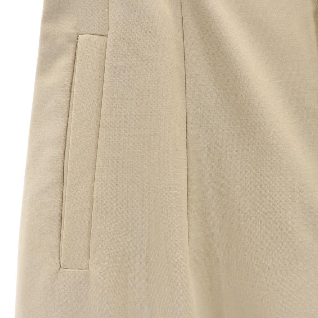 LE CIEL LEU Made In Japan Wool Blend High Waist Wide Pants 34 Beige Women Used