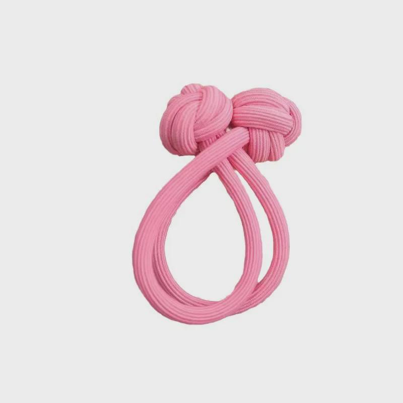 Elastic Dopamine High Ponytail Hair Tie – Thick, Knotted Rubber Band for Girls