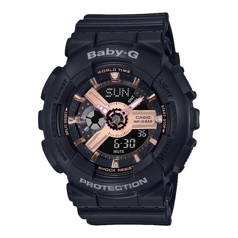 Женские спортивные часы CASIO BABY-G с двойным дисплеем