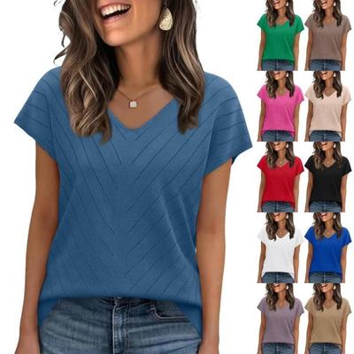 Elegante y Cómodo Suéter sin Mangas con Cuello en V Casual para Mujer