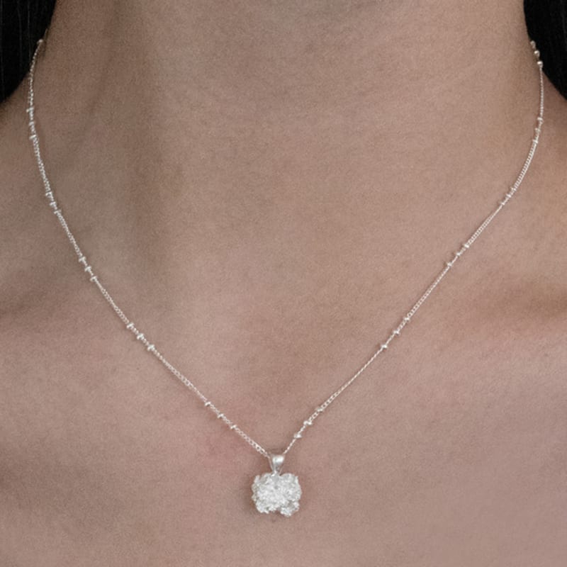 Mouvebament Snow White Necklace_Silver 925