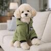 Windproof Dog Hoodie Coat Warm Winter Dog Clothing Fashion Fleece Dog Sweater  Daily Use