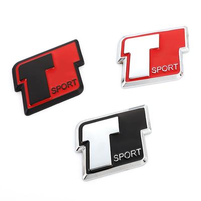 Adesivo Auto Adesivi T Sport Emblema Distintivo Decalcomanie Bagagliaio Posteriore per RAV-4 Coroll-a Pra-do Tundr-a Highland-er Hiace Venza C-amry