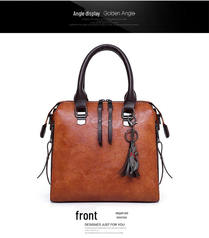 2025 Cross-Border E-commerce Fashion: European & American Retro Women's Crossbody & Shoulder Bag Set