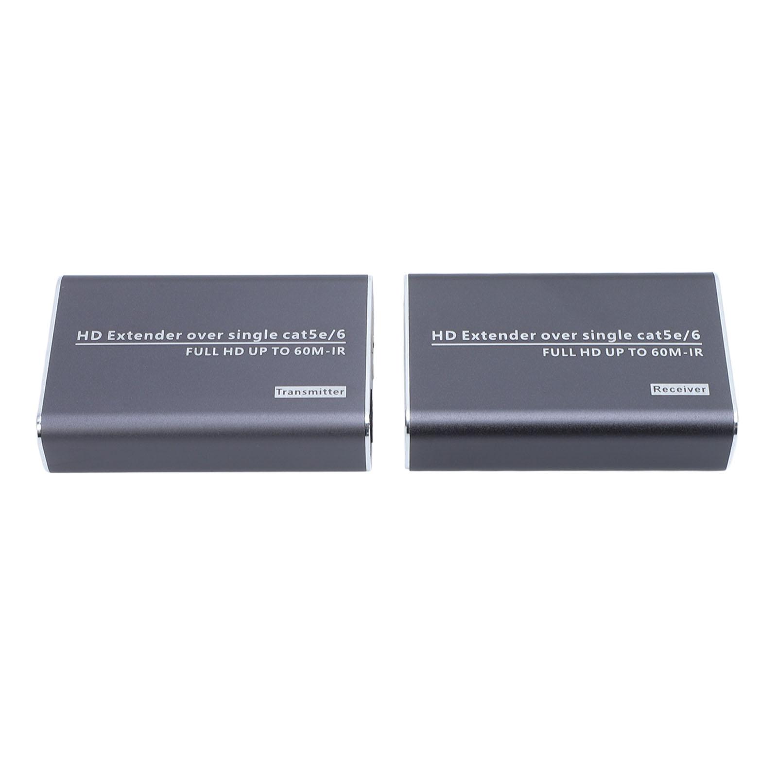 

HD Multimedia Interface Extender Kit Infrared 60M HD Multimedia Sound Video Transmitter for Home EU Plug