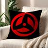 SSharingan NNarutoS Anime Cushion Cover For Pillow Printing Sofa Decoration Home Car Room Coffee Shop Office Nordic Simplicity