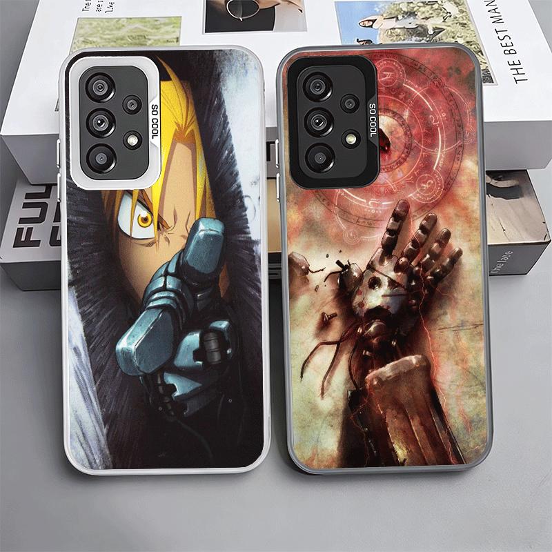 F-ullmetal A-Alchemist Anime Shockproof Phone Case for Samsung A17 A16 A15 A14 A37 A57 A36 A56 A26 A35 A55 A25 A34 A54 A24 A13 A