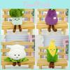 Vegetable Simulated Plush Toy Corn Eggplant Cartoon Doll Children Gift Holiday