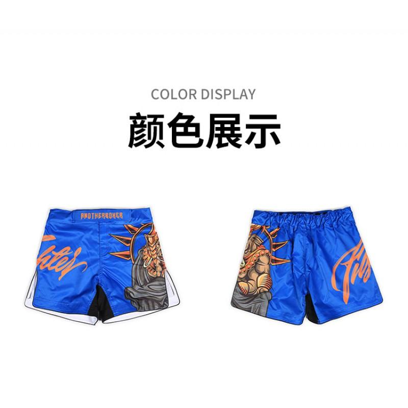 ANOTHERBOXER MMA Shorts Combat Training Muay Thai Boxing Fight Pants With Reinforced Stitching S To 3XL