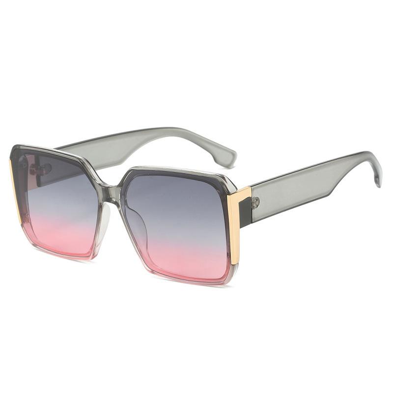 JYL TS Sunglasses UV Square Women Color Decor/M6147
