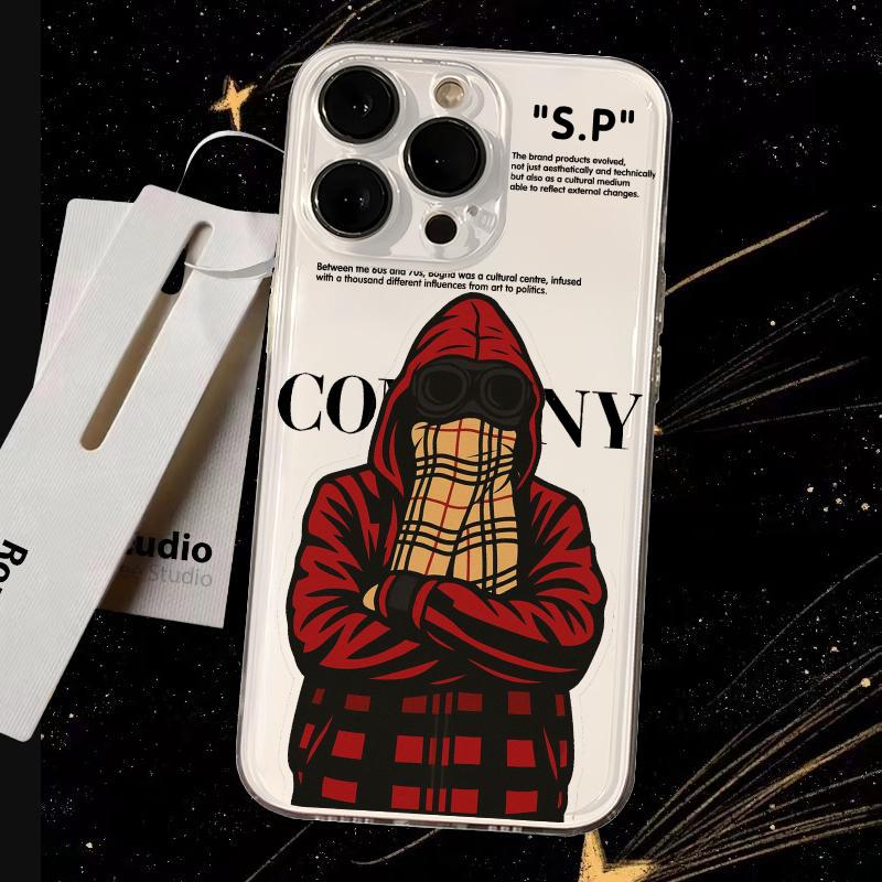 C-ComPanys-luxury-C-Cp Senior cool pattern Handyhülle Transparente Handyhülle Für iPhone 16 15 14 13 12 11 Pro Max XR Plus