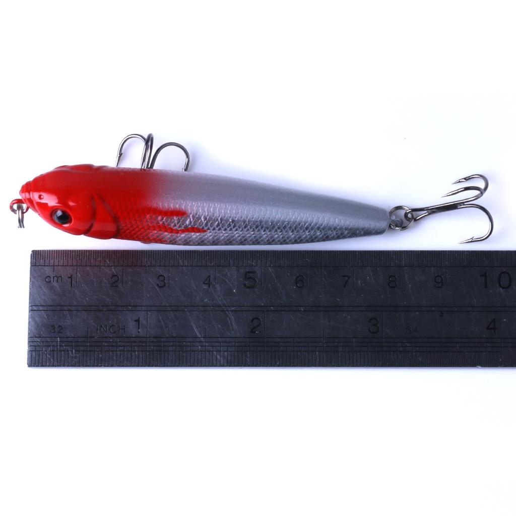 1pc Hengjia 9.1g/8cm Topwater Pencil Fishing Tackle Trout Bass Pike Lure