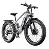 Elektrofahrrad Duotts F26, Doppelmotor 750W, 48V 20AH Akku, Höchstgeschwindigkeit 55 km/h, Reichweite 120 km, 26x4,0 Zoll Reifen