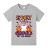 Kid Boys Girls Halloween Pumpkin Ghost Lovely T-shirt