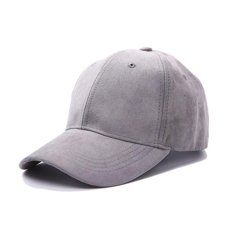 unisex Baseball Cap Women cap Street Hip Hop Outdoor Caps Suede Hats for Ladies Black Grey Baseball cap Adjustable Baseball Hat